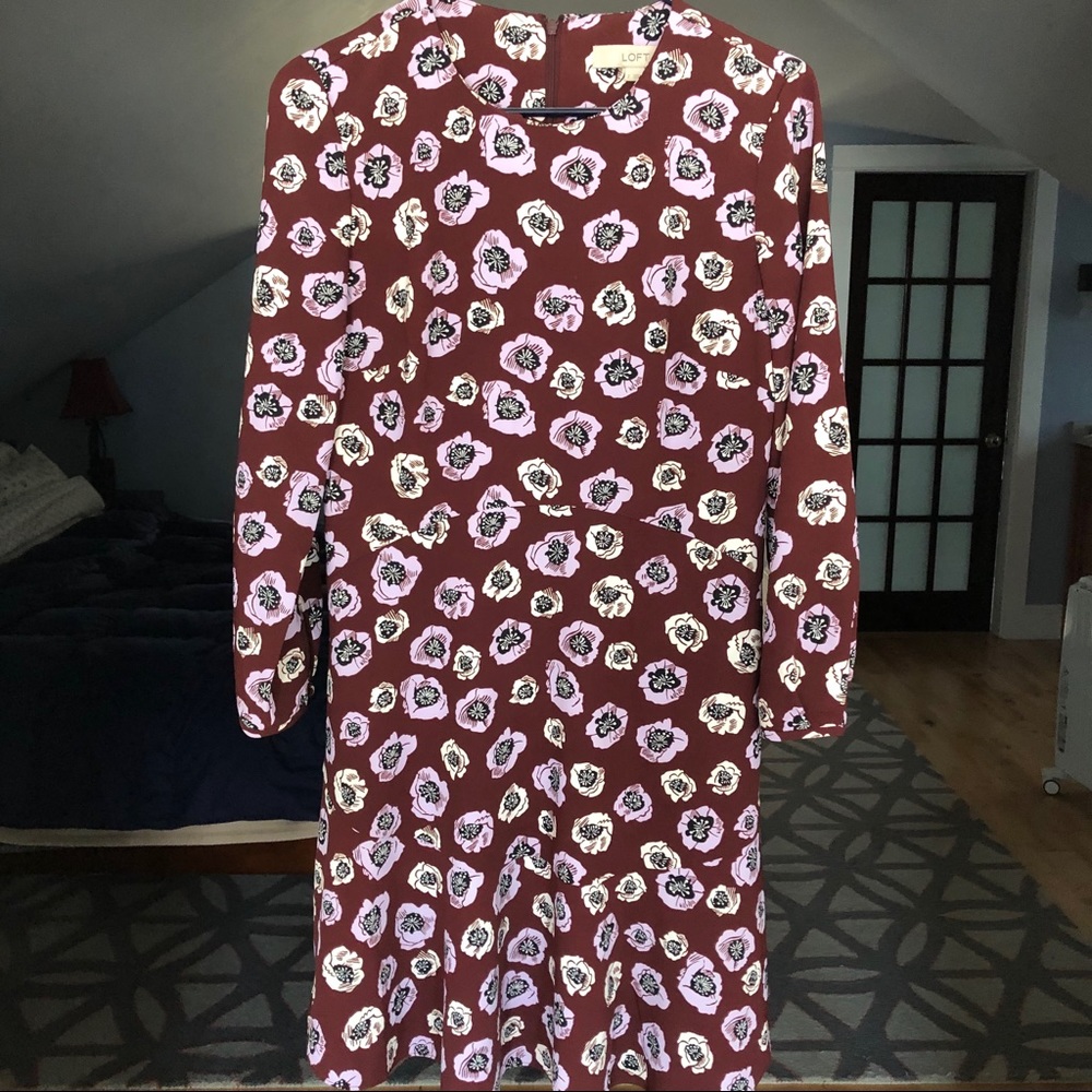 Loft print dress